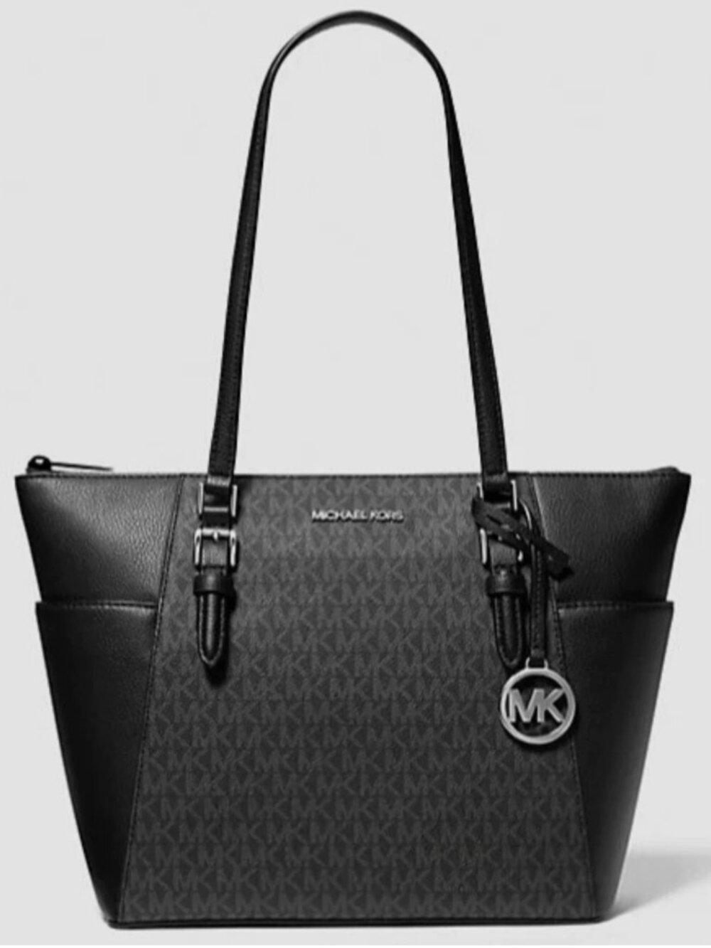 Michael Kors Charlotte Large Shoulder Tote Bag Signature Canvas for Women